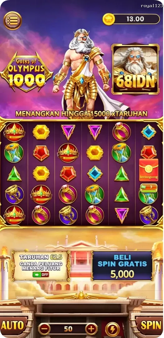 royal123 Tangkapan Layar - APK Resmi